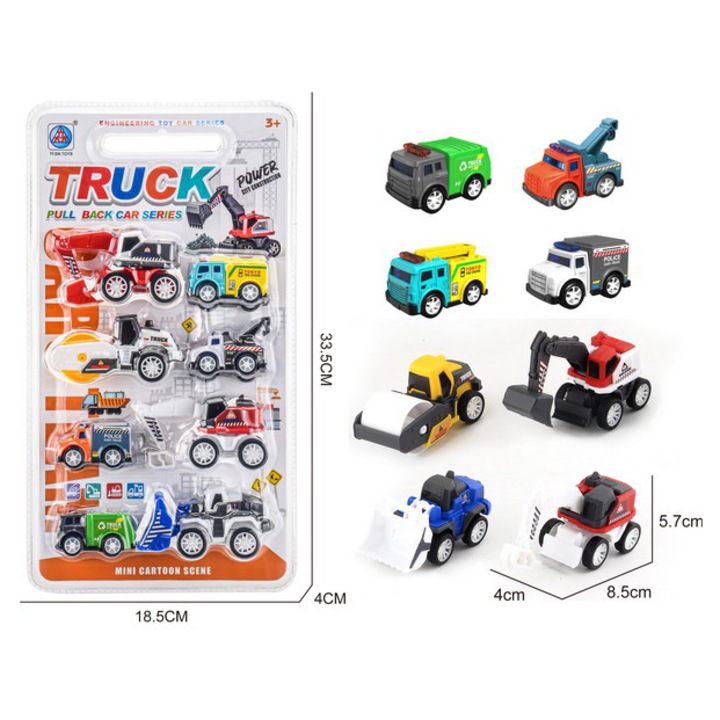 Utilaj de Jucarie cu Brat Mobil, Plastic Durabil, Idee Cadou Copii 3+ Ani