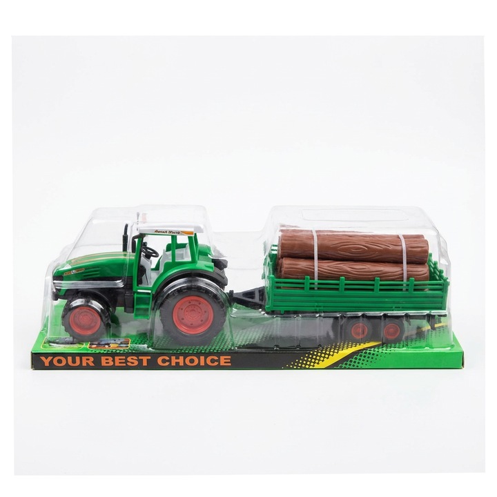 Tractor de Jucarie, Plastic Durabil, Idee Cadou Baieti 3+ Ani