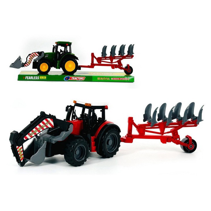 Tractor de Jucarie, Plastic Durabil, Idee Cadou Baieti 3+ Ani
