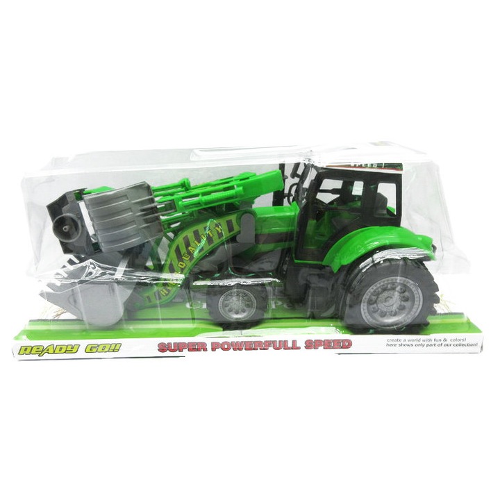 Tractor de Jucarie, Plastic Rezistent, Cadou Baieti 3+ Ani