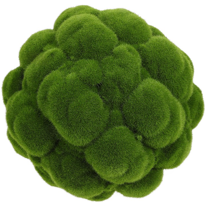 Bila decorativa artificiala YANYXR verde 25x25x25cm PVC