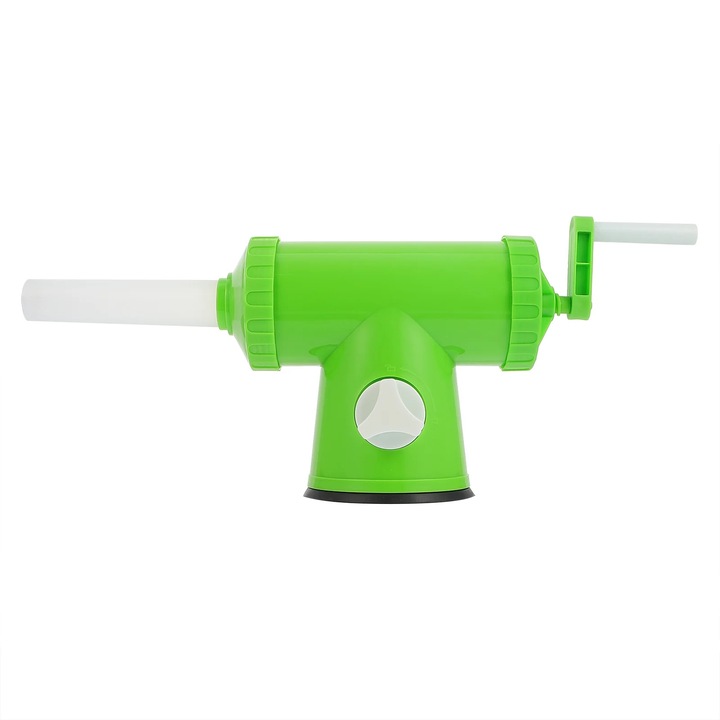 Aparat manual pentru umplut carnati YANYXR, plastic, verde, 25x18x13cm