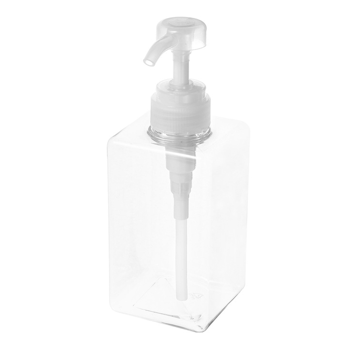 YANYXR 3 darabos átlátszó lotion adagoló szett, 15.6x6.7x6.7cm, 450ml