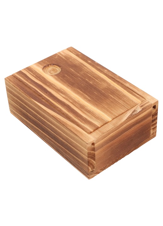 YANYXR barna fa ékszerdoboz 11x7.5x3.8cm tolótetővel