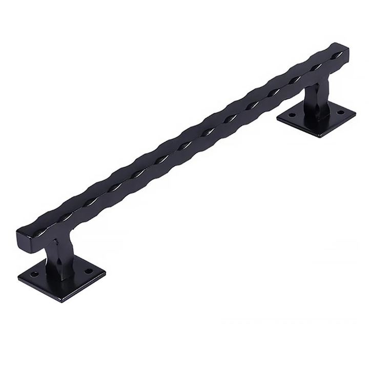 Maner usa glisanta YANYXR, otel carbon, negru, 35x4.9x1.5cm, set