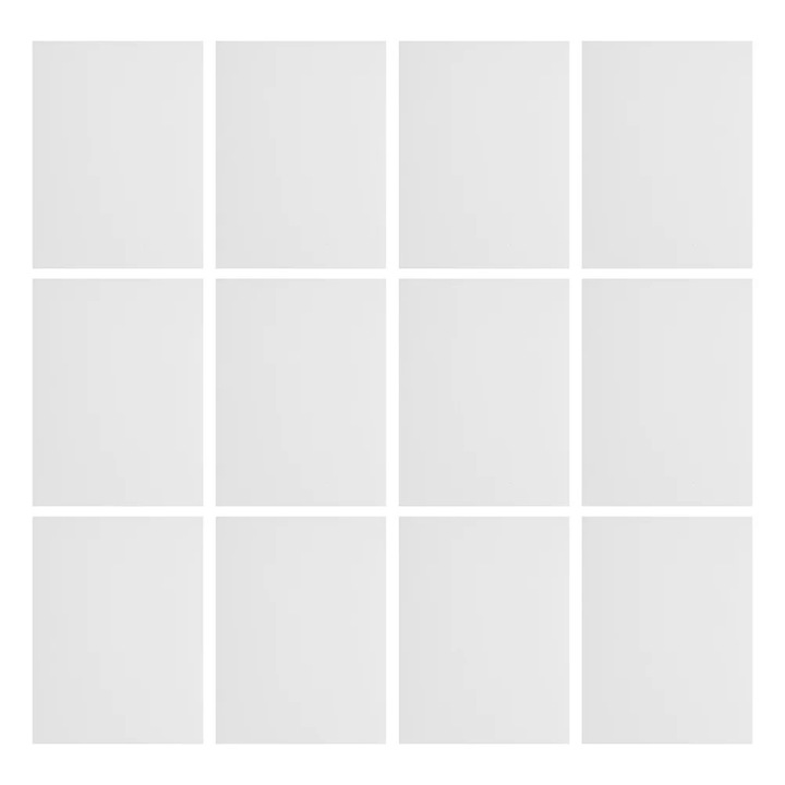 40 darabos faljavító matrica készlet, PVC, fehér, 20x15x0.1cm