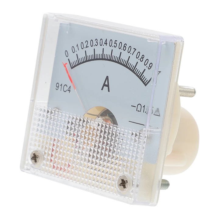 YANYXR elektromos árammérő műszer 0-1A műanyag fém 4.5x4.5x4cm