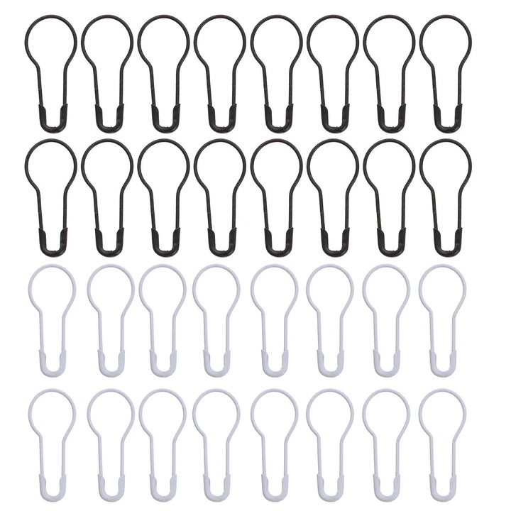 YANYXR bross, tök design, fekete-fehér, 2x0.1x0.2cm, 2000 db-os szett