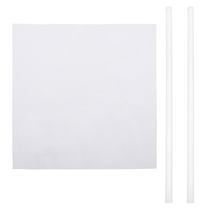 YANYXR 2 db elektrosztatikus portörlő készlet, üveg és selyem, 25x1x1cm