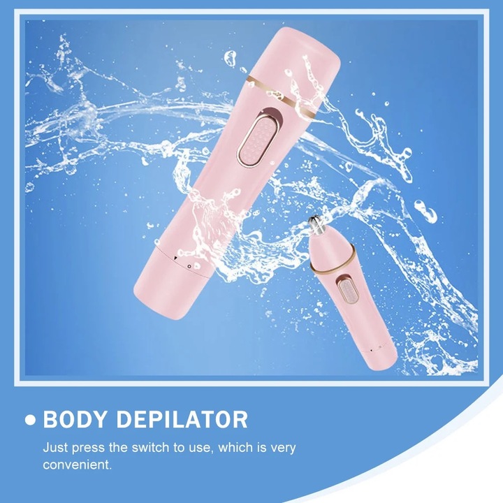Epilátor YANYXR multifunkcionális USB rózsaszín 12x3.1x3.1cm