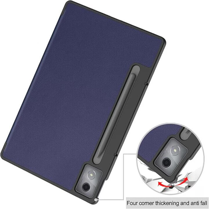 Husa de protectie pentru tableta Lenovo Idea Tab Pro 12.7 inch (TB-373FU/TB-375FC) 2025, VIENOD®, husa de protectie subtire cu suport, auto functie sleep/wake, Albastru
