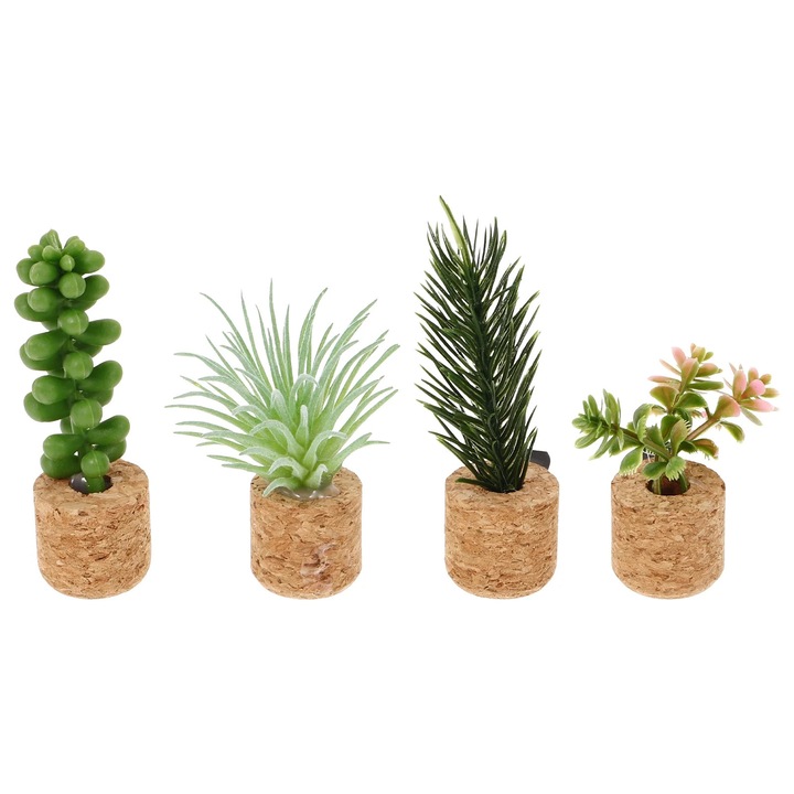 YANYXR autós illatosító klipsz szett, 4 db, növények, többszínű, 8.5x6x3cm és 7x6x3cm