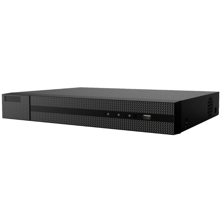NVR Hikvision 4 canale IP, 4 PoE, 4K, H.265+, decodare 12MP, 40Mbps, NVR-104MH-K/4P