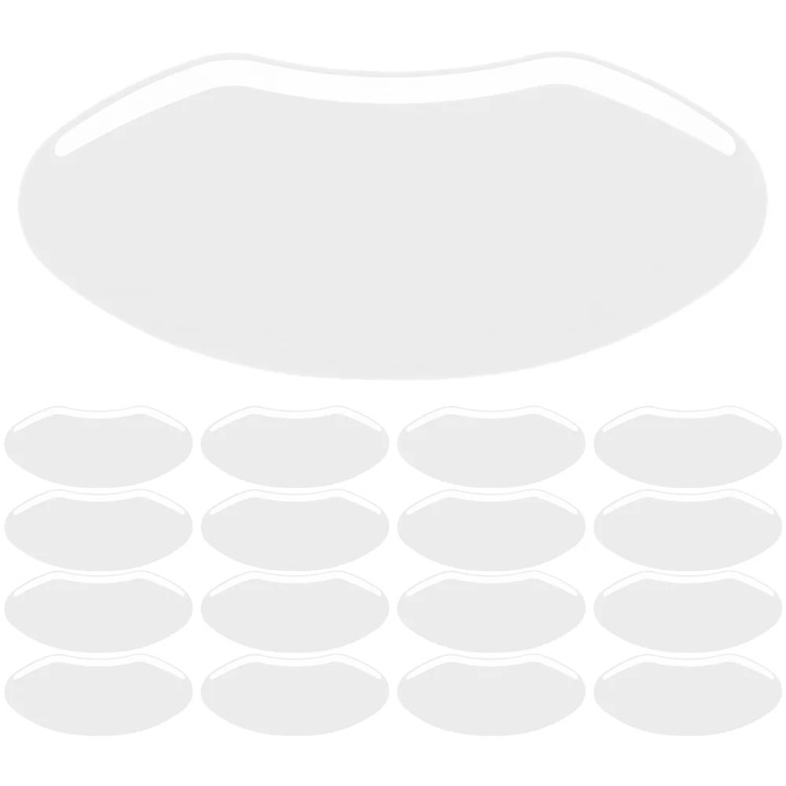 25 db YANYXR PVC szemvédő fólia készlet 20x9x0.2cm fodrászszalonba