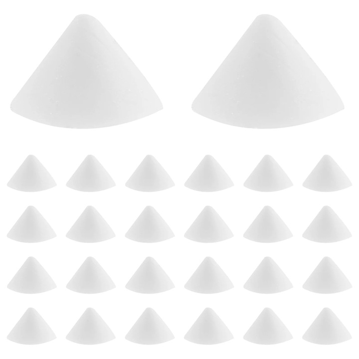 YANYXR kerámia tartócsapok 1.5x1.5x1cm fehér 40 db-os szett