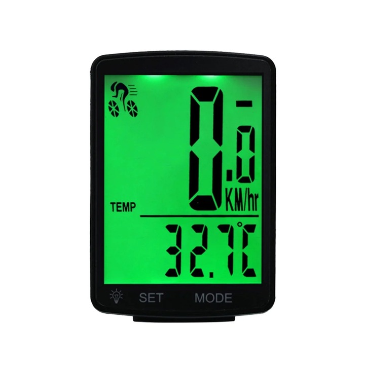 Ciclocomputer YANYXR 2.8 inch negru 8x5.4x0.86cm multifunctional impermeabil