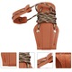 YANYXR precíziós sport kiegészítők íjhúrok bőr nylon barna 153.5x3x1cm