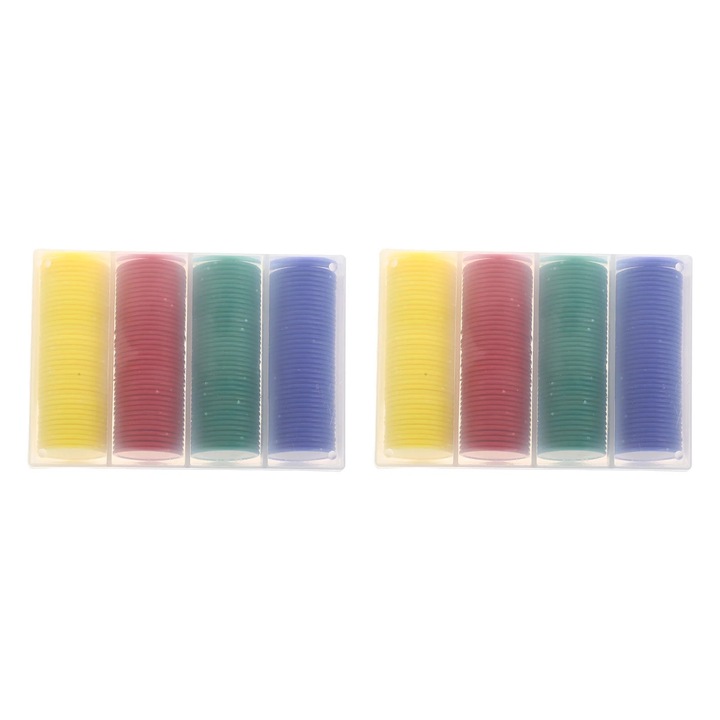 Set 320 chips poker plastic multicolor 3.8x3.8x0.2cm YANYXR