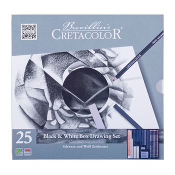 Set desen Black & White Box Cretacolor Set desen Black & White Box Cretacolor