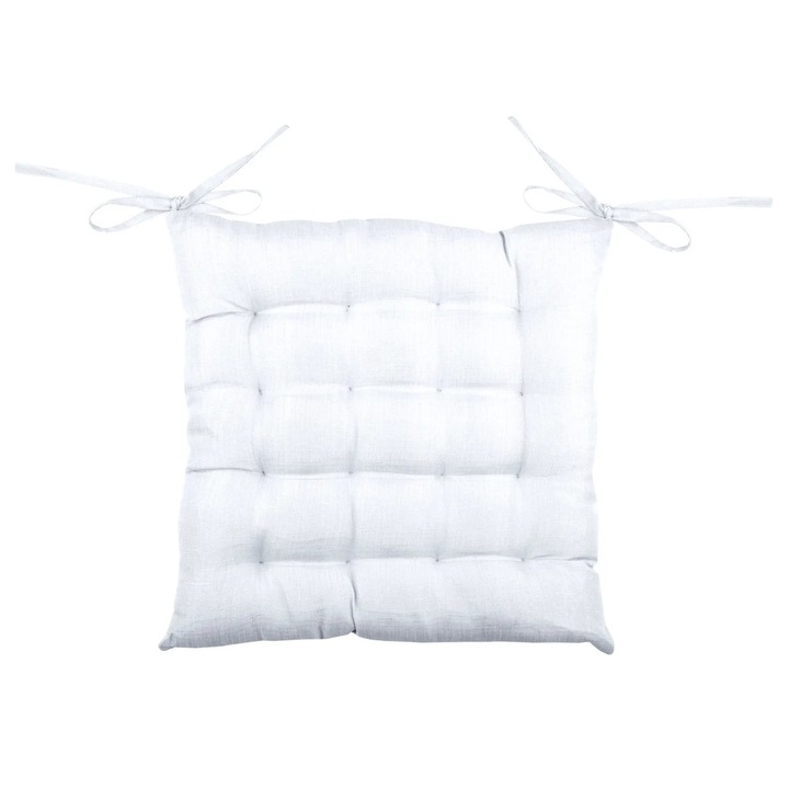 Perna De Scaun Bea 40x40cm, MoftX, Culoare Alb, 100% Poliester