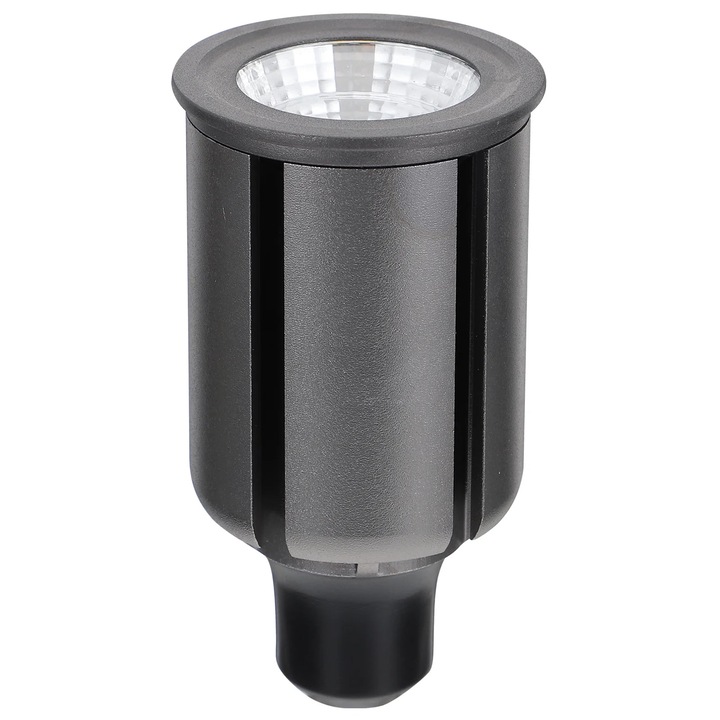 Spot LED GU10 YANYXR 9W, lumina calda, gri, 9.6x4.8x4.8cm