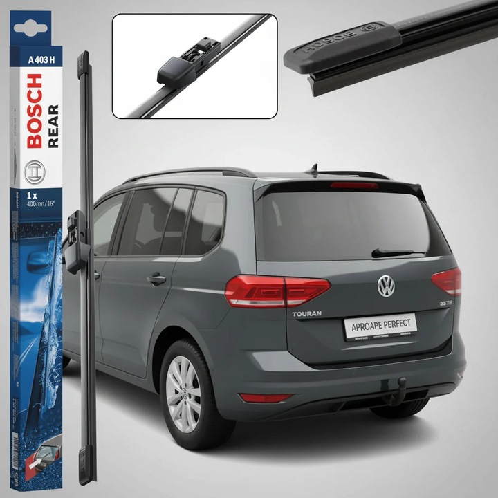 Hátsó ablaktörlő VW Touran II (5T1) 2015-Jelen, Bosch A403H 400mm