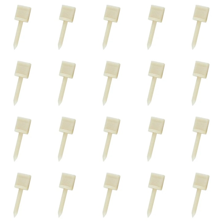 YANYXR íjászathoz való nyílvessző toll készlet, 20 db, bézs, 6.5x2.2x2.2cm
