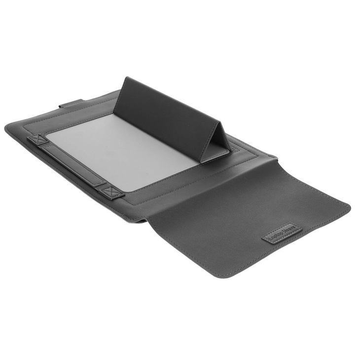 YANYXR laptop táska 33x23x1.2cm szürke PU bőr multifunkcionális