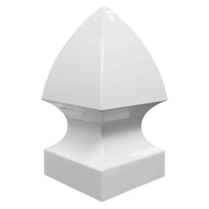 YANYXR PVC oszlop sapka, fehér, 20x10.7x10.7cm, retro