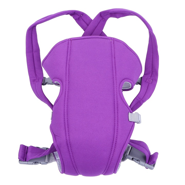 Marsupiu bebe YANYXR, ajustabil, bumbac si plasa, 60x35x3cm, multicolor