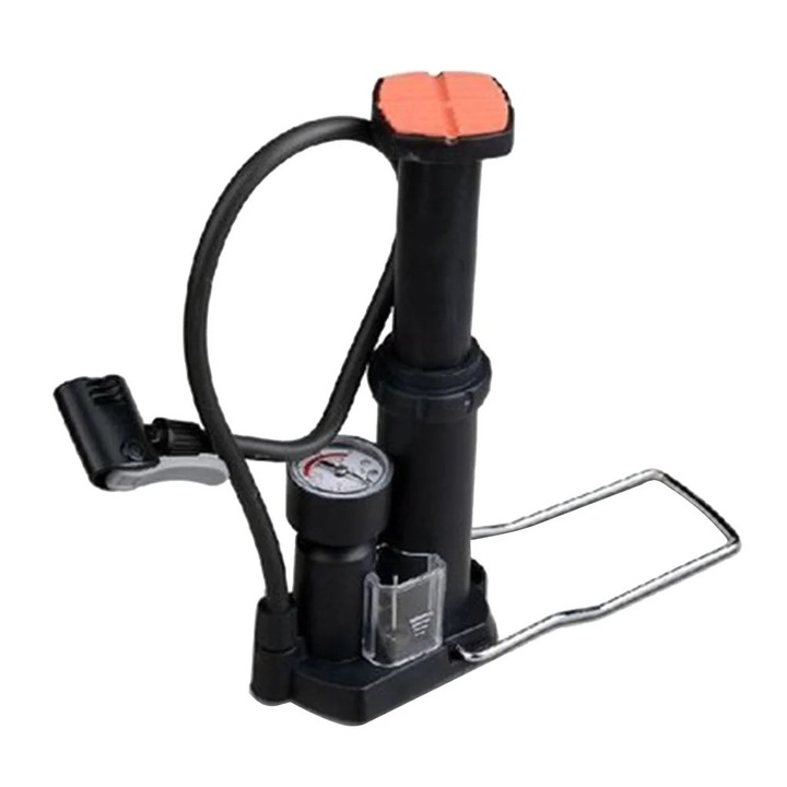 Pompa bicicleta YANYXR mini portabila multifunctionala negru 18x11.5x8cm