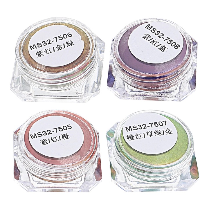 Pigmenti solidi pentru rasina epoxidica YANYXR set 4 culori 3x3x2cm