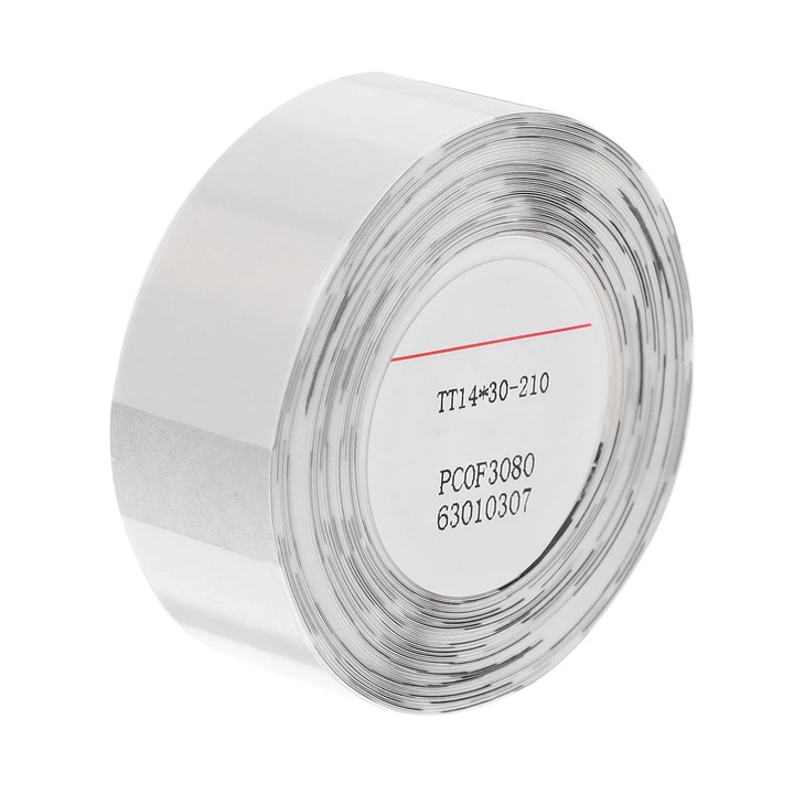 YANYXR átlátszó öntapadós hőcímkék 3x1.4x0.1cm, 210 db-os szett