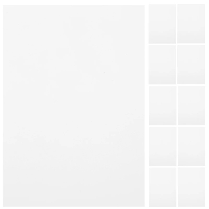 YANYXR Kézműves papír 40 lap fehér 29.7x21x0.01cm
