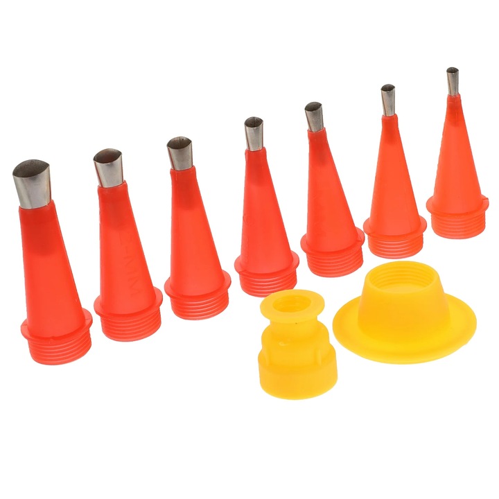 Set duze etansare inox silicon multicolor 8.20x2.50x2.50cm