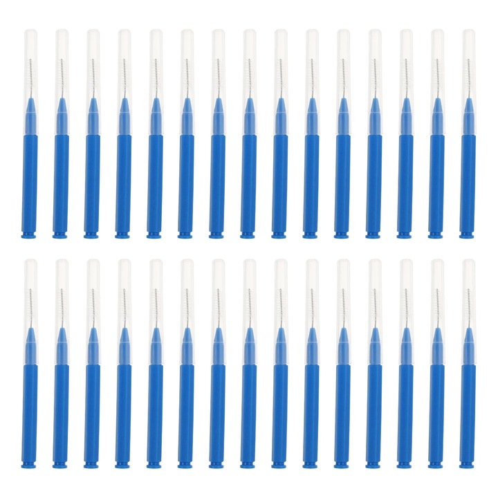 Perii interdentare YANYXR set 30 piese, portabile, multicolor, 5x1cm