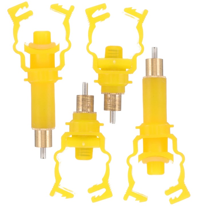 Adaptor automat pentru apa iepuri YANYXR, plastic si otel inoxidabil, 8x3.5x2cm, set 4 bucati