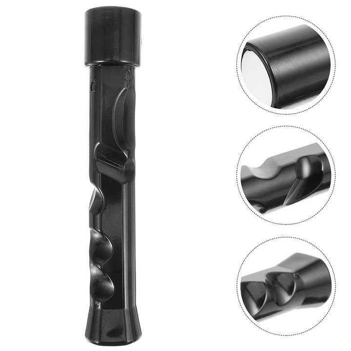 Set 2 benzi overgrip tenis YANYXR, antiderapant, absorbant transpiratie, negru, 19x3.3x3.3cm