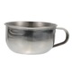 Bol barbierit barbati YANYXR inox durabil argintiu 10x8.5x4.5cm