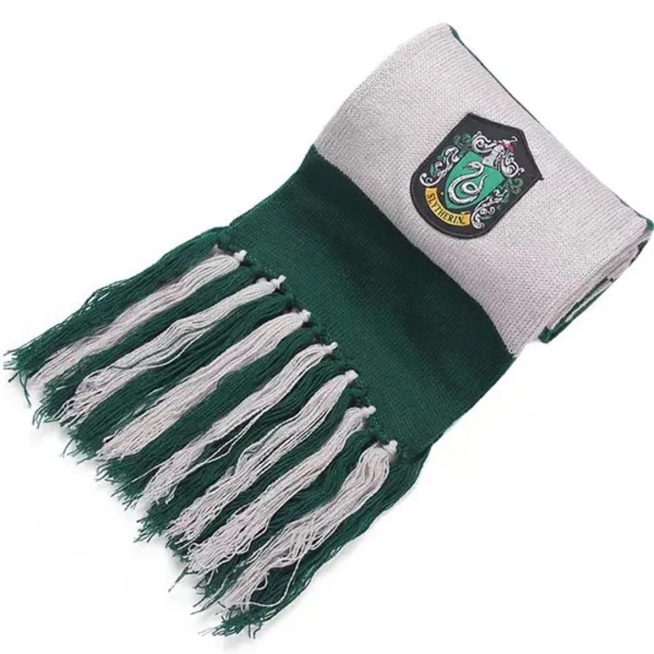 Slytherin sál és sapka szett, pamut, zöld, univerzális méret