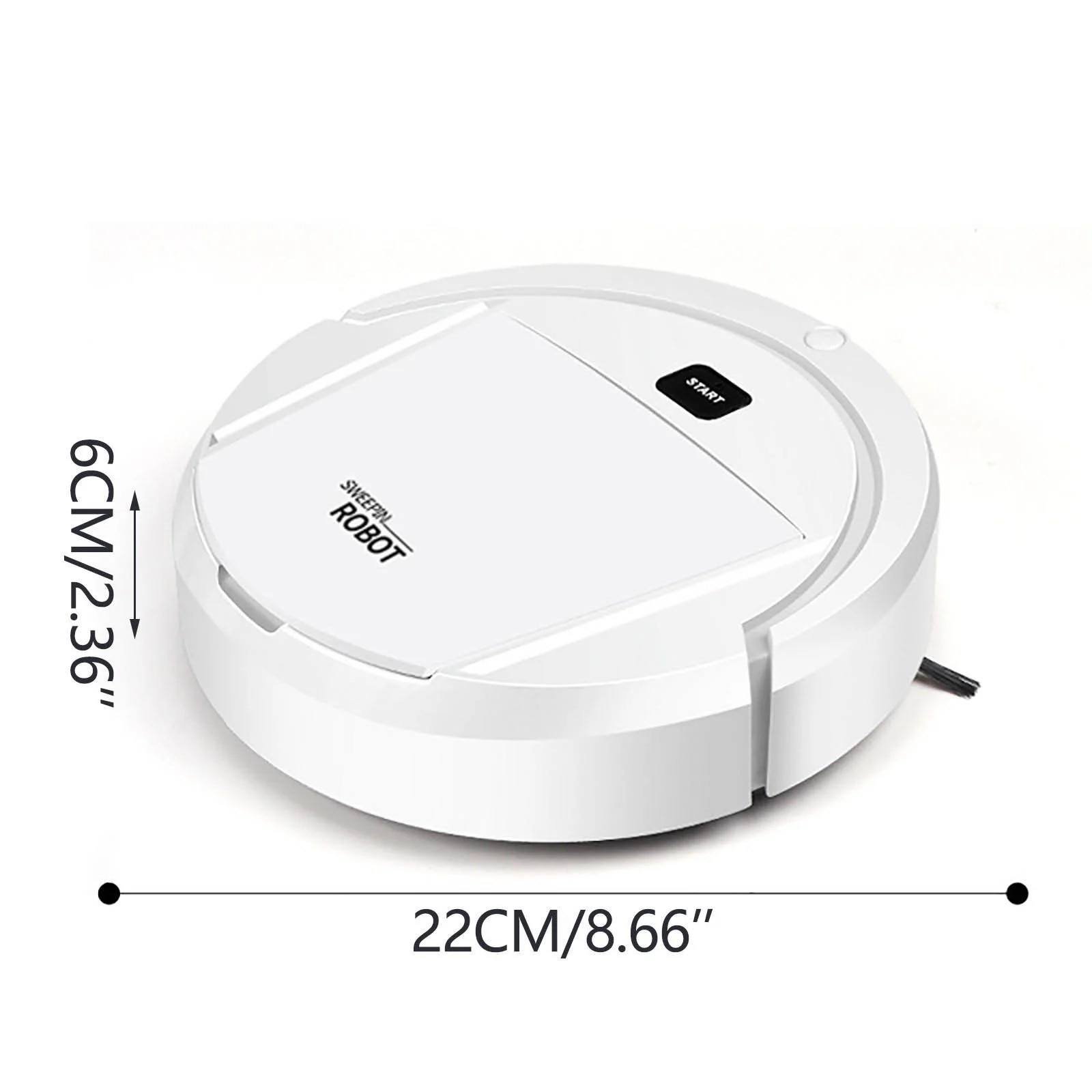 Aspirator robot YANYXR 2in1, aspirare si mop, autonomie 60min, diametru 22x6cm