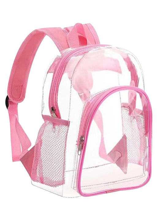 Rucsac transparent YANYXR, 30x30cm, multi buzunare, rezistent