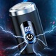 YANYXR mini multifunkcionális digitális elektromos borotva USB töltéssel, fekete, kompakt