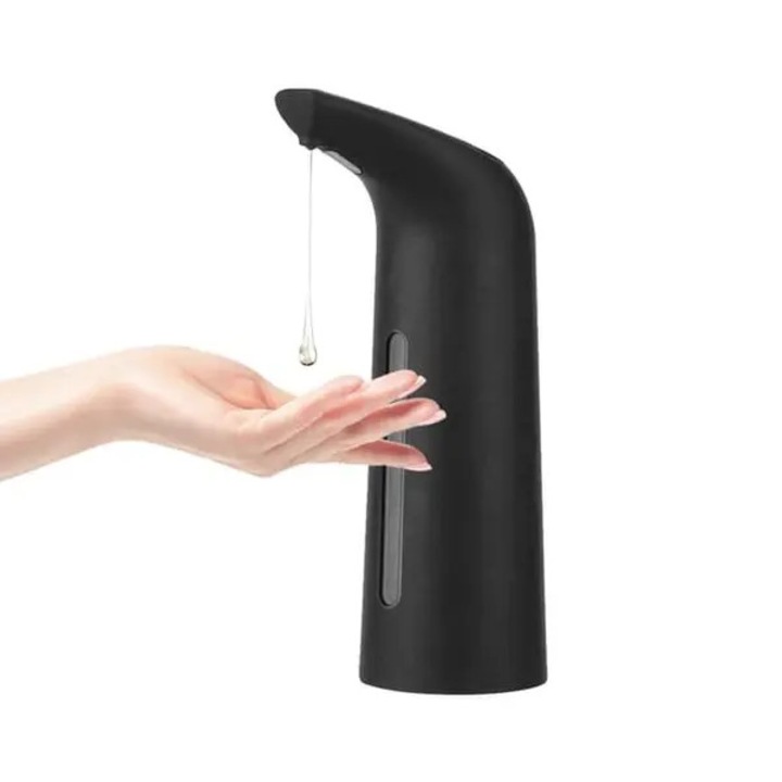 Automata szappanadagoló 400ml fekete infravörös érzékelők vízálló