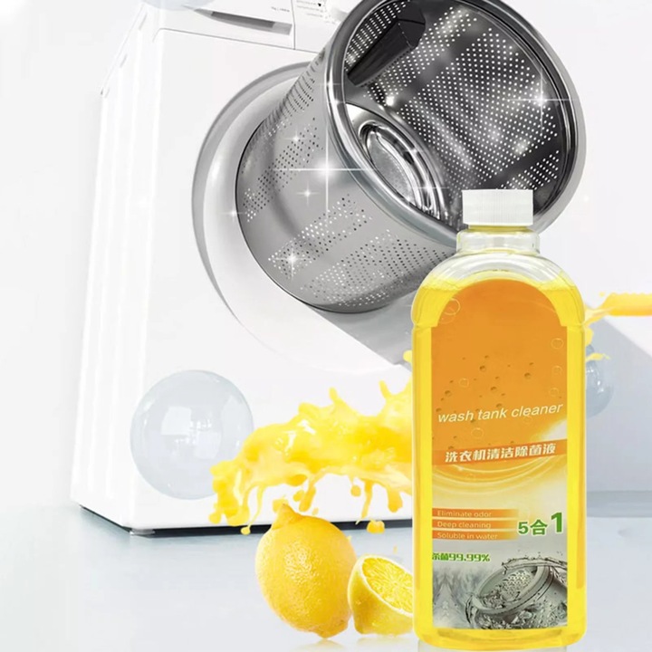 Detergent lichid pentru curatare masina de spalat YANYXR 500ml lamaie