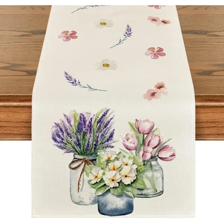 Asztalterítő, 40x140cm, többszínű, poliészter, strapabíró