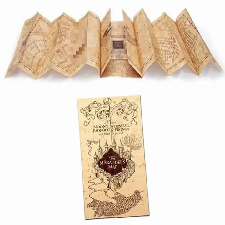 Harta Marauder Harry Potter, Halál ereklyéi nyaklánc, többszínű, 11x25cm