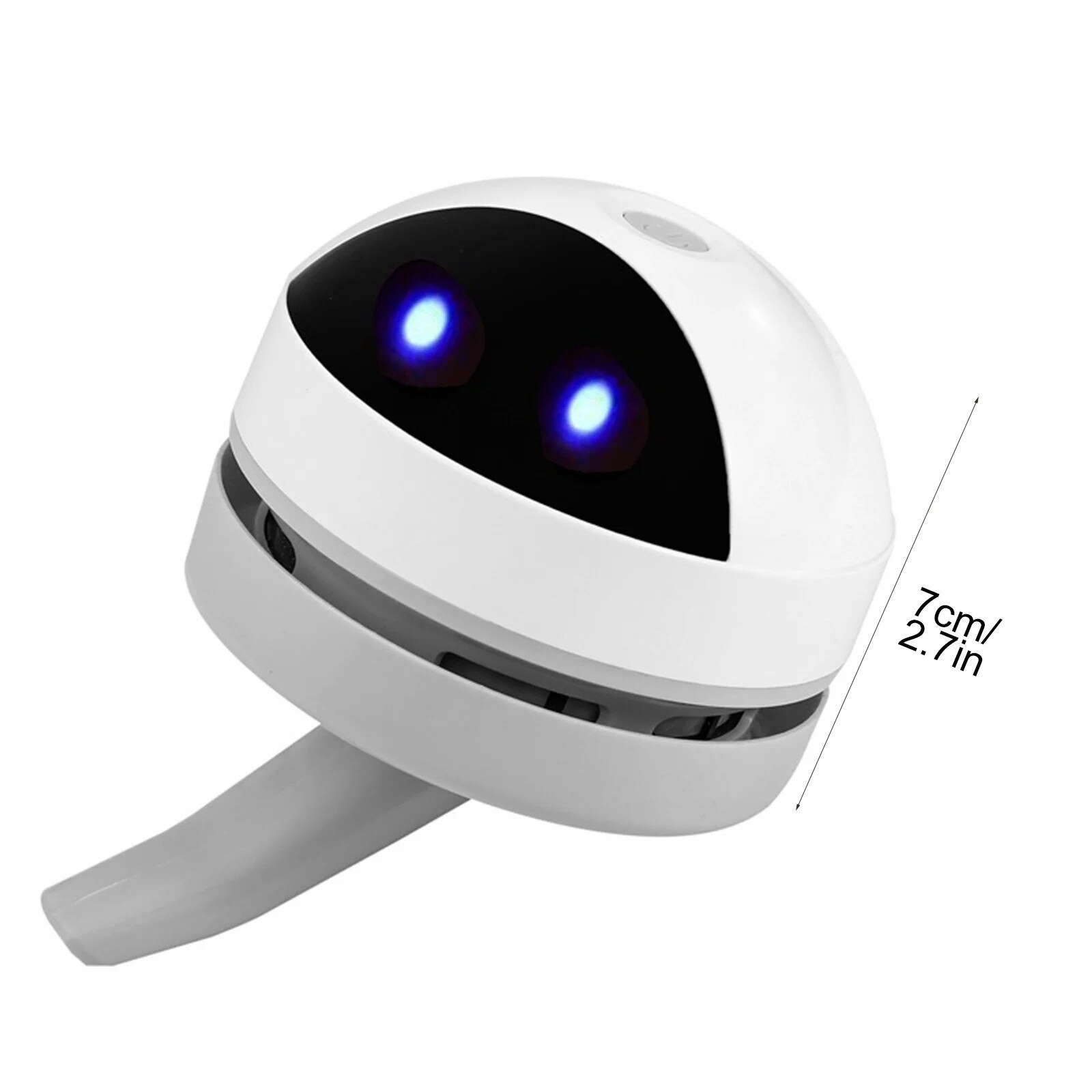 Aspirator de birou portabil YANYXR wireless mini 1200mAh alb 12x6cm