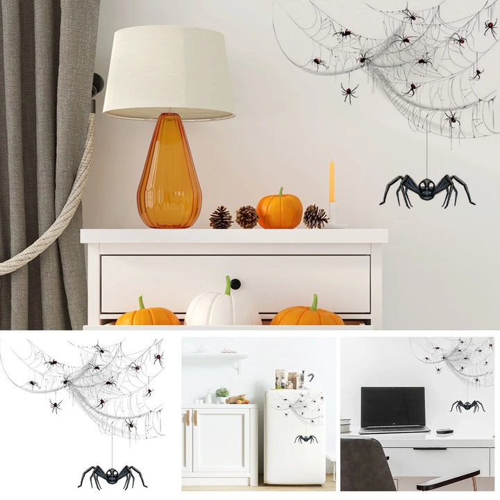 YANYXR Halloween falmatrica, többszínű dekoráció, 30x45cm