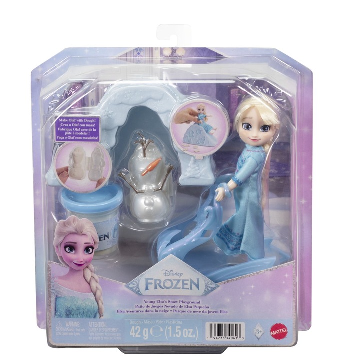Elsa baba szett, Mattel, tematikus kiegészítők, 3 év